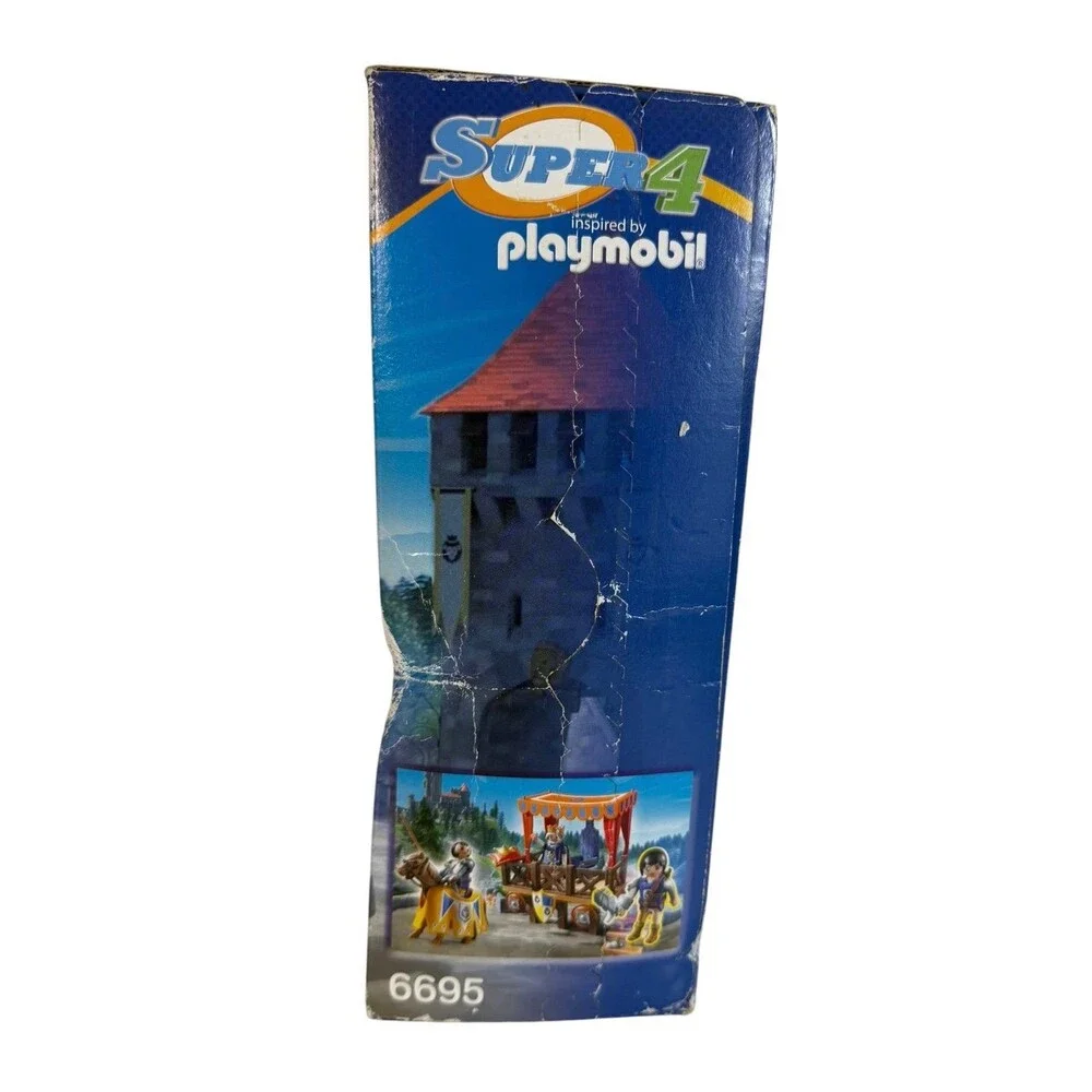 PLAYMOBIL Super 4 Royal Tribune With Alex Figure Building Kit 70 pcs 